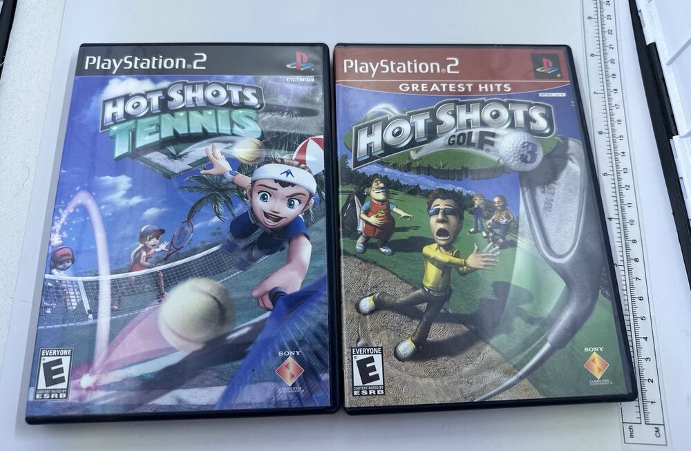 Hot Shots Golf 3 & Tennis Sony PlayStation 2 PS2 Complete Retro Gaming Vintage